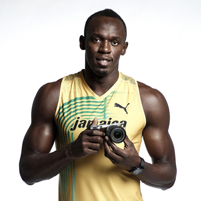 Usain Bolt ve Samsung NX300