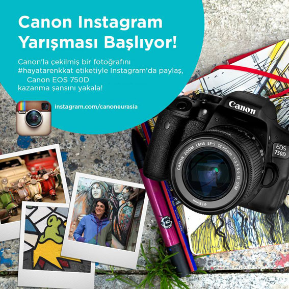 Canon Instagram Yarışması Düzenliyor