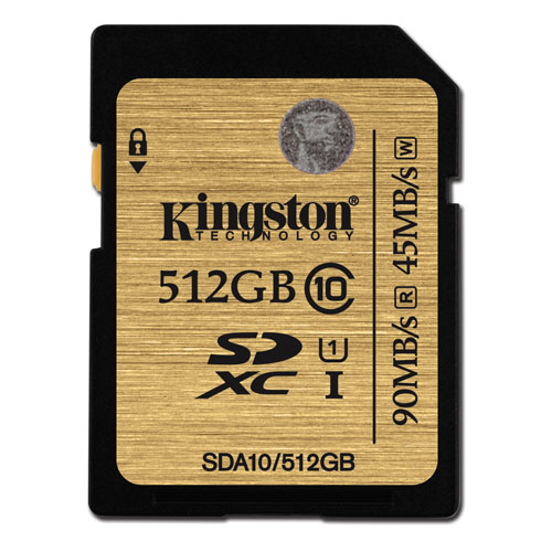 Kingston, 512GB’lık SD Kartını Duyurdu