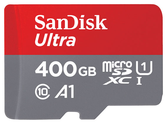 400GB’lık microSD kart