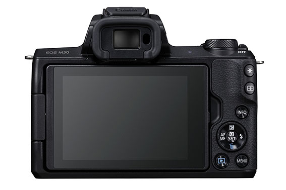05 EOS M50 BK Back Body - İnceleme: Canon EOS M50