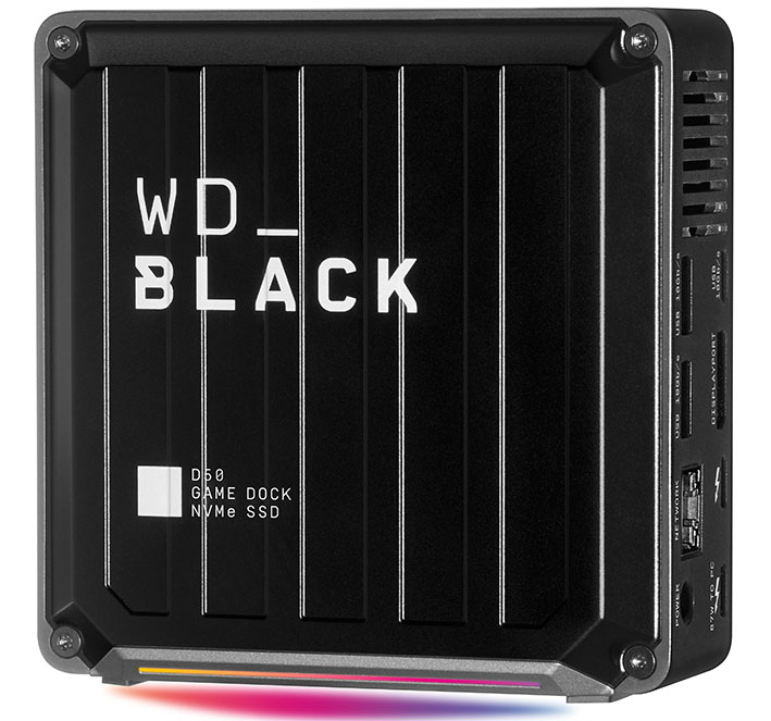 WD Black D50 Game Dock SSD Left HR - Western Digital, WD_Black Portföyünü Genişletiyor