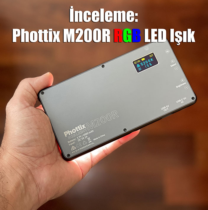 IMG 5110 k - İnceleme: Phottix M200R RGB LED Işık