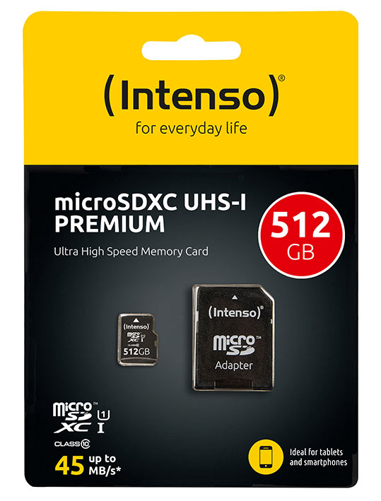 3423493 P1 - İnceleme: Intenso 512GB microSD UHS-I Premium