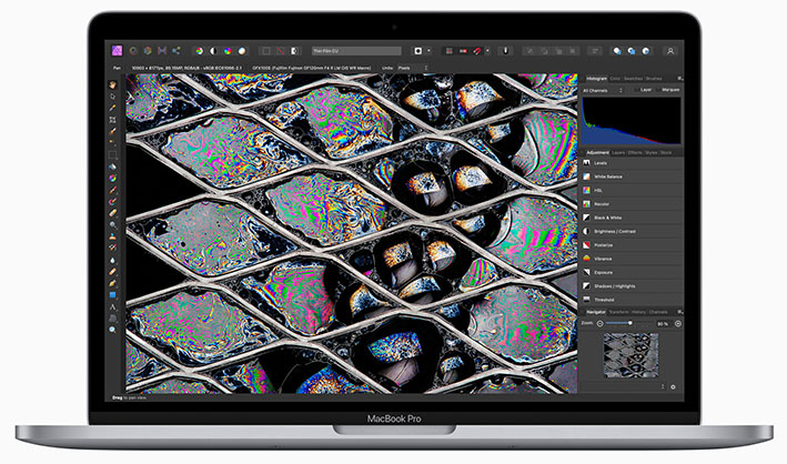 Apple WWDC22 MacBook Pro 13 Affinity Photo 220606 - Apple, M2 çipli yeni MacBook Air’i tanıttı
