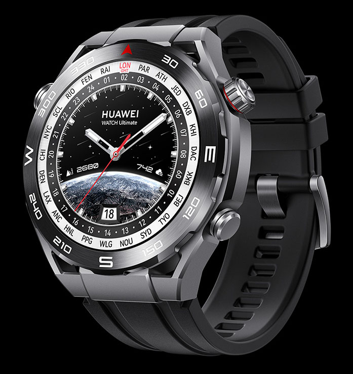siyah on - Akıllı Saat Dünyasında Yeni Seviye: Huawei Watch Ultimate