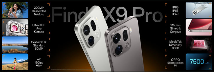 OPPO Find X9 Pro Türkiye’de… 6op - OPPO Find X9 Pro Türkiye’de…
