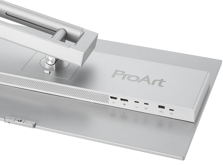 ASUS ProArt Display OLED PA32UCDMR-K Profesyonel Monitör ProArt Display OLED PA32UCDMR K showing connectivity ports - ASUS ProArt Display OLED PA32UCDMR-K Profesyonel Monitör