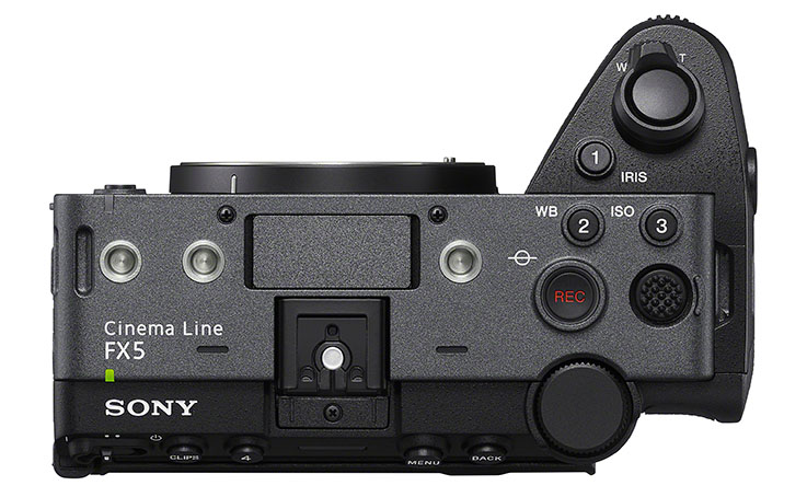 Sony’den Yeni Cinema Line Kamera: FX5 1784726664 FX5 4 Top - Sony’den Yeni Cinema Line Kamera: FX5